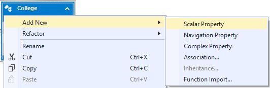 Adding Scalar Property of Entity